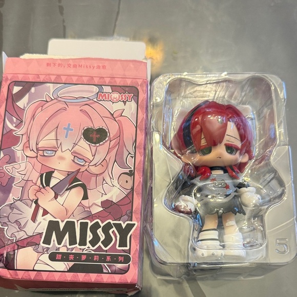 CALEMBOU Cute Missy Series Anime Figurine with Red Hair Blind Box PVC Figure - Picture 2 of 11